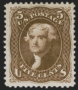 Sale 1254, Lot 768, 1875 Re-Issue of 1861-66 Issue