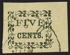 Sale 1255, Lot 1178, Confederate States: Postmasters' Provisionals