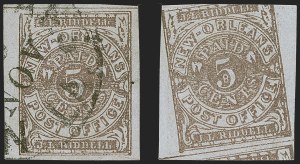 Sale 1255, Lot 1192, Confederate States: Postmasters' Provisionals