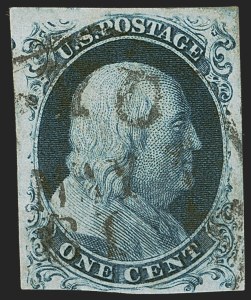 Sale 1255, Lot 135, 1c 1851 Issue (Scott 5-9)