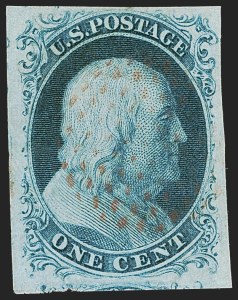 Sale 1255, Lot 140, 1c 1851 Issue (Scott 5-9)
