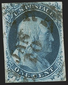 Sale 1255, Lot 151, 1c 1851 Issue (Scott 5-9)
