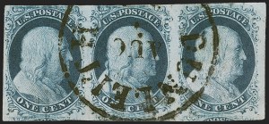 Sale 1255, Lot 152, 1c 1851 Issue (Scott 5-9)
