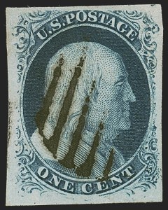 Sale 1255, Lot 154, 1c 1851 Issue (Scott 5-9)