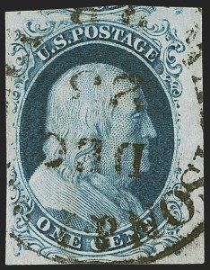 Sale 1255, Lot 166, 1c 1851 Issue (Scott 5-9)
