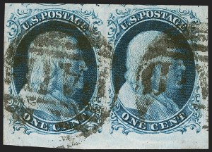 Sale 1255, Lot 169, 1c 1851 Issue (Scott 5-9)