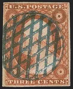 Sale 1255, Lot 182, 3c 1851 Issue: Orange Brown Shades (Scott 10-10A)