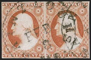 Sale 1255, Lot 190, 3c 1851 Issue: Shades (Scott 11-11A)