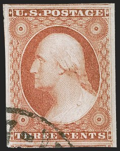 Sale 1255, Lot 195, 3c 1851 Issue: Shades (Scott 11-11A)