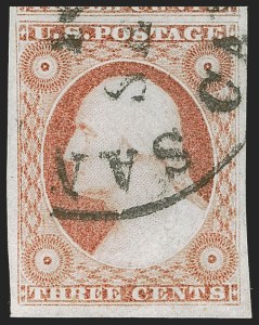 Sale Number 1255, Lot Number 204, 3c 1851 Issue: Shades (Scott 11-11A) Sale Number 1255, Lot Number 204, 3c 1851 Issue: Shades (Scott 11-11A)