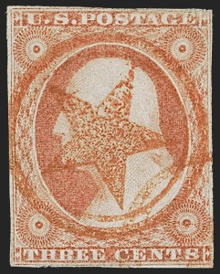 Sale 1255, Lot 216, 3c 1851 Issue: Cancellations and Chicago Perfs (Scott 11-11A)