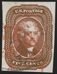 Sale 1255, Lot 226, 5c 1856 Isssue (Scott 12)