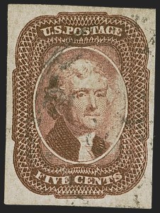 Sale 1255, Lot 229, 5c 1856 Isssue (Scott 12)