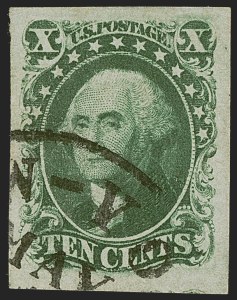 Sale 1255, Lot 238, 10c 1855 Issue (Scott 13-16)