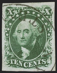 Sale 1255, Lot 239, 10c 1855 Issue (Scott 13-16)