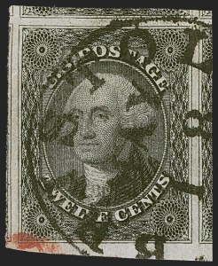 Sale 1255, Lot 248, 12c 1851 Issue (Scott 17)