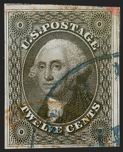 Sale 1255, Lot 253, 12c 1851 Issue (Scott 17)