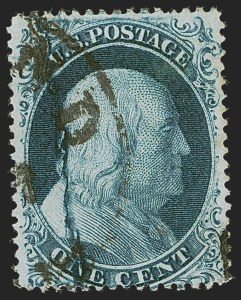 Sale 1255, Lot 265, 1c 1857 Issue (Scott 18-24)