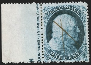 Sale 1255, Lot 273, 1c 1857 Issue (Scott 18-24)