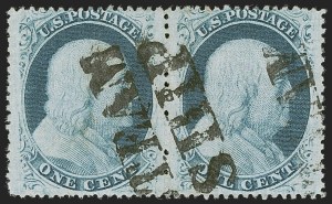 Sale 1255, Lot 283, 1c 1857 Issue (Scott 18-24)