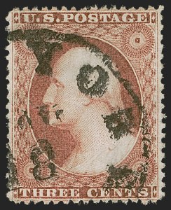 Sale 1255, Lot 284, 3c 1857 Issue (Scott 25-26A)