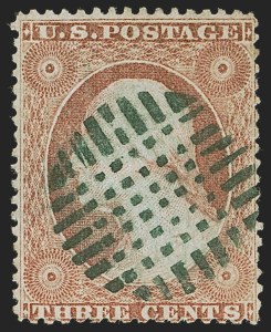 Sale 1255, Lot 291, 3c 1857 Issue (Scott 25-26A)