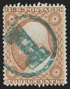 Sale 1255, Lot 295, 3c 1857 Issue (Scott 25-26A)