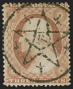 Sale 1255, Lot 309, 3c 1857 Issue (Scott 25-26A)