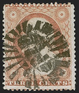 Sale 1255, Lot 311, 3c 1857 Issue (Scott 25-26A)