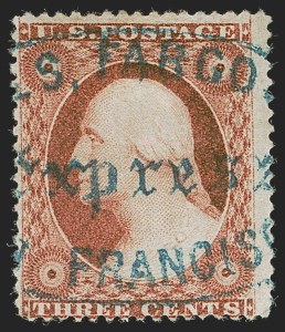 Sale 1255, Lot 312, 3c 1857 Issue (Scott 25-26A)