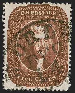Sale 1255, Lot 319, 5c 1857 Issue (Scott 27-30A)