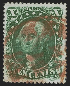 Sale 1255, Lot 327, 10c 1857 Issue (Scott 31-35)