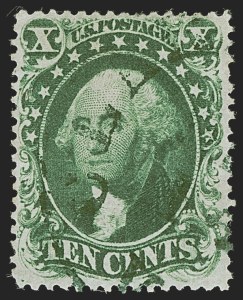 Sale 1255, Lot 329, 10c 1857 Issue (Scott 31-35)