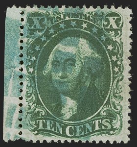 Sale 1255, Lot 333, 10c 1857 Issue (Scott 31-35)