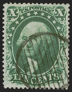 Sale 1255, Lot 340, 10c 1857 Issue (Scott 31-35)