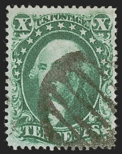 Sale 1255, Lot 341, 10c 1857 Issue (Scott 31-35)