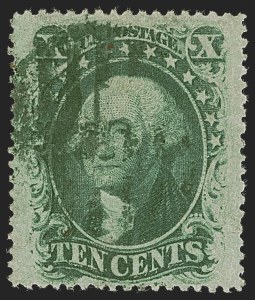 Sale Number 1255, Lot Number 343, 10c 1857 Issue (Scott 31-35)