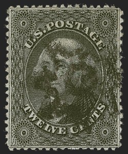 Sale 1255, Lot 350, 12c 1857 Issue (Scott 36-36B)