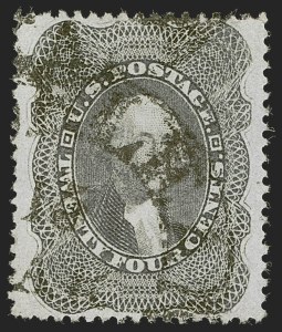Sale 1255, Lot 355, 24c-90c 1860 Issue (Scott 37-39)