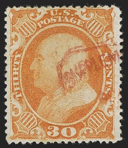 Sale 1255, Lot 366, 24c-90c 1860 Issue (Scott 37-39)