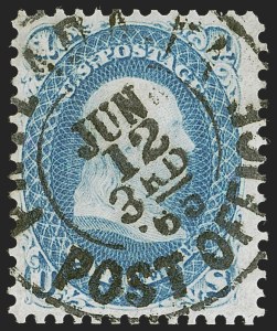 Sale 1255, Lot 378, 1861-66 Issue (Scott 62B-63)