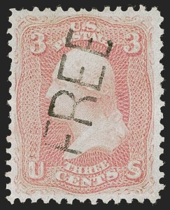 Sale 1255, Lot 386, 3c 1861 Issue, Shades and Varieties (Scott 64-65)