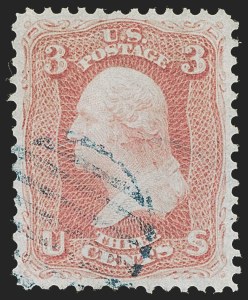 Sale 1255, Lot 390, 3c 1861 Issue, Shades and Varieties (Scott 64-65)