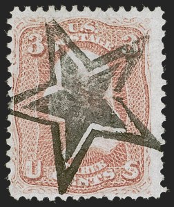 Sale 1255, Lot 432, 3c 1861 Issue, Cancellations (Scott 65)