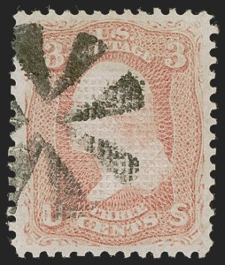 Sale 1255, Lot 551, 1867-68 Grilled Issue, A, C, D, Z Grills (Scott 79-85E)