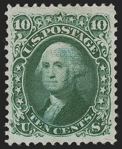 Sale 1255, Lot 611, 1867-68 Grilled Issue, F Grills (Scott 92-101)