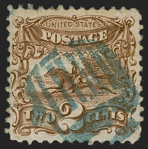 Sale 1255, Lot 654, 1c-2c 1869 Pictorial Issue (Scott 112-113)