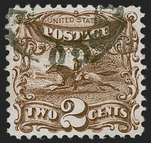 Sale 1255, Lot 655, 1c-2c 1869 Pictorial Issue (Scott 112-113)