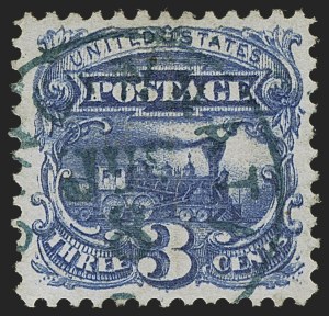 Sale 1255, Lot 657, 3c 1869 Pictorial Issue (Scott 114)