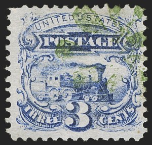 Sale 1255, Lot 658, 3c 1869 Pictorial Issue (Scott 114)